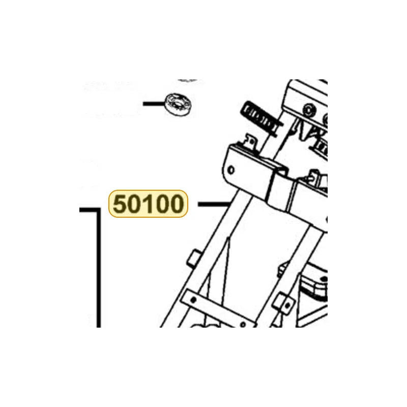 KYMCO Frame Body Complete 50100-ABC8-M00, part location on the factory exploded-view diagram