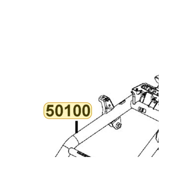 KYMCO Frame Body Complete 50100-AEB9-M30, part location on the factory exploded-view diagram