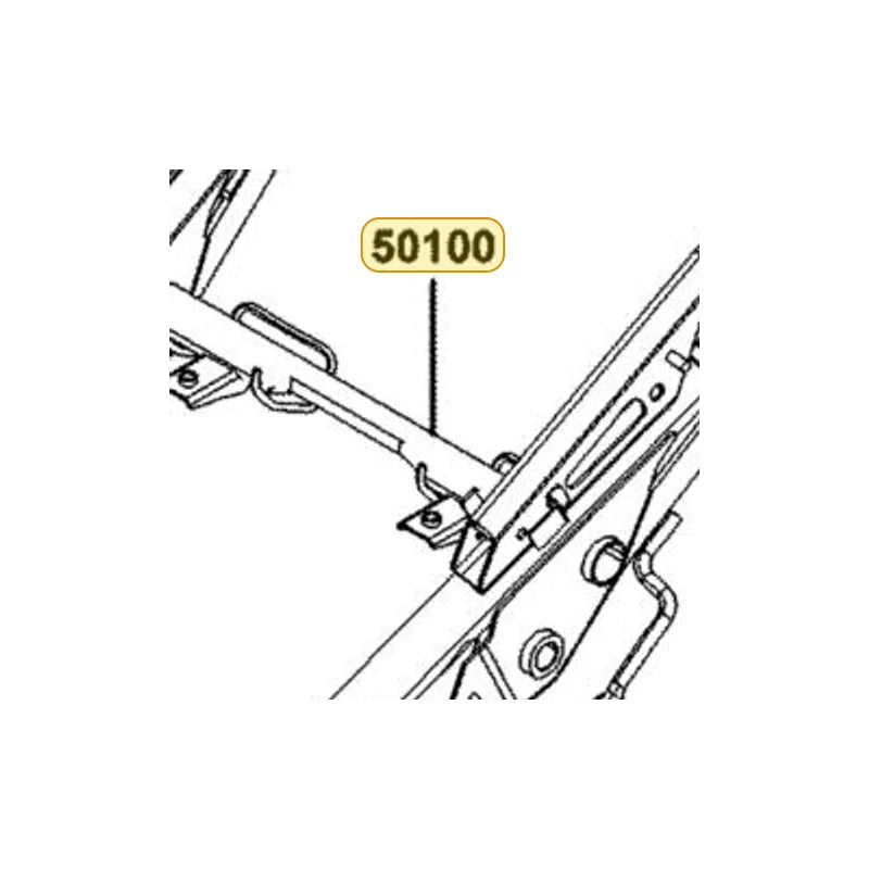 KYMCO Frame Body Assembly (E00) 50100-BAA5-305, part location on the factory exploded-view diagram