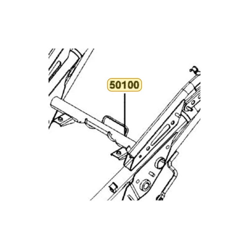 KYMCO Frame Body Assembly 50100-BAA7-305, part location on the factory exploded-view diagram