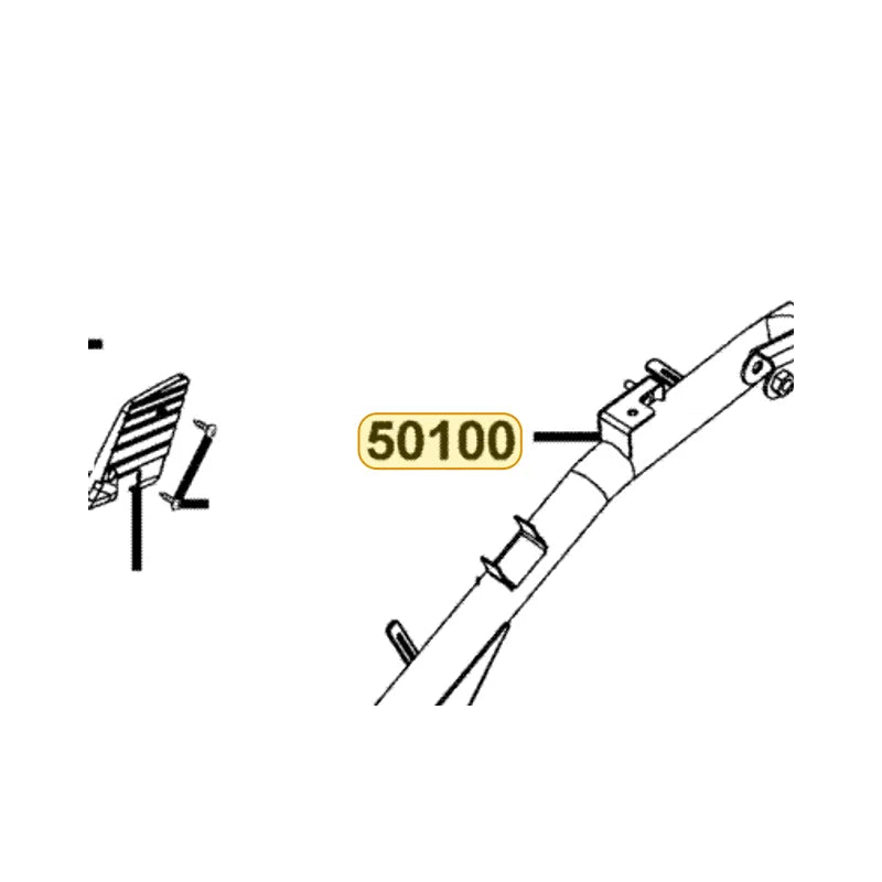 KYMCO Frame Body Complete 50100-LCD2-M30, part location on the factory exploded-view diagram