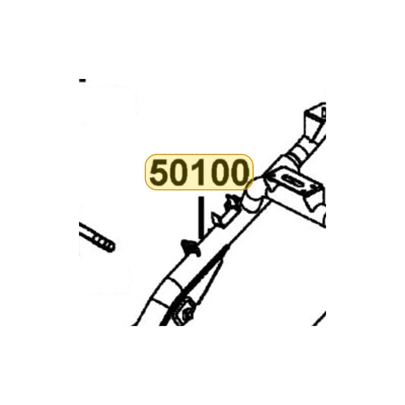 KYMCO Frame Body Complete 50100-LDF7-M30, part location on the factory exploded-view diagram