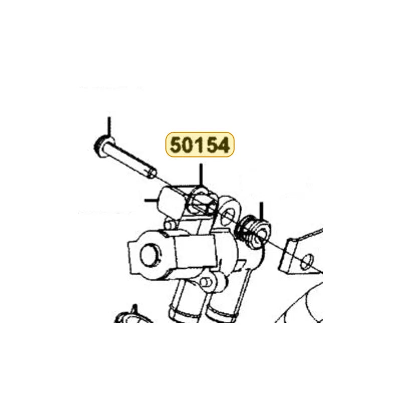 KYMCO Collar 50154-BAC8-E00, part location on the factory exploded-view diagram
