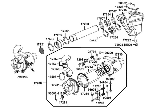 Spring Shift — 24704-PWB1-900 — KYMCO exploded-view diagram