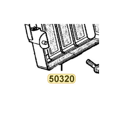 KYMCO Batt Case Complete 50320-KBE2-540, part location on the factory exploded-view diagram