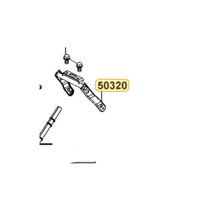 KYMCO Rear Fender Stay 50320-LEA2-900, part location on the factory exploded-view diagram