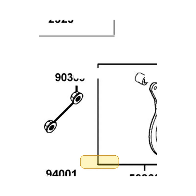 KYMCO Braket Engine Hanger 50360-PWA6-900, part location on the factory exploded-view diagram