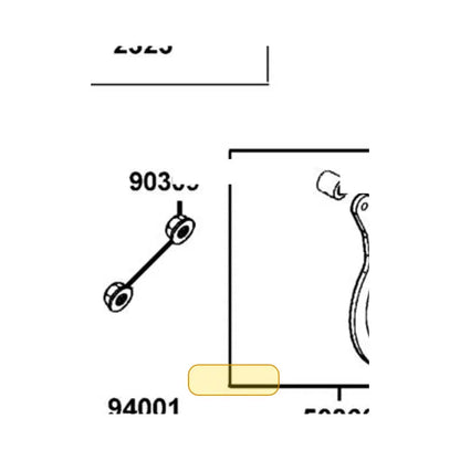 KYMCO Braket Engine Hanger 50360-PWA6-900, part location on the factory exploded-view diagram