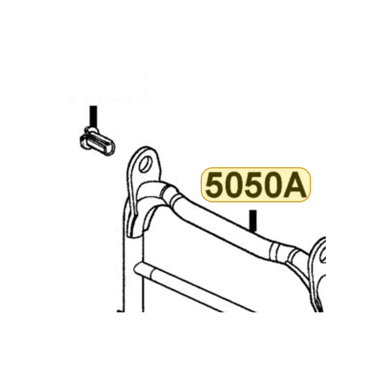 KYMCO Main Stand Assembly 5050A-LDF7-E10, part location on the factory exploded-view diagram