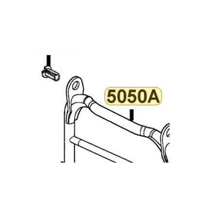 KYMCO Main Stand Assembly 5050A-LDF7-E10, part location on the factory exploded-view diagram