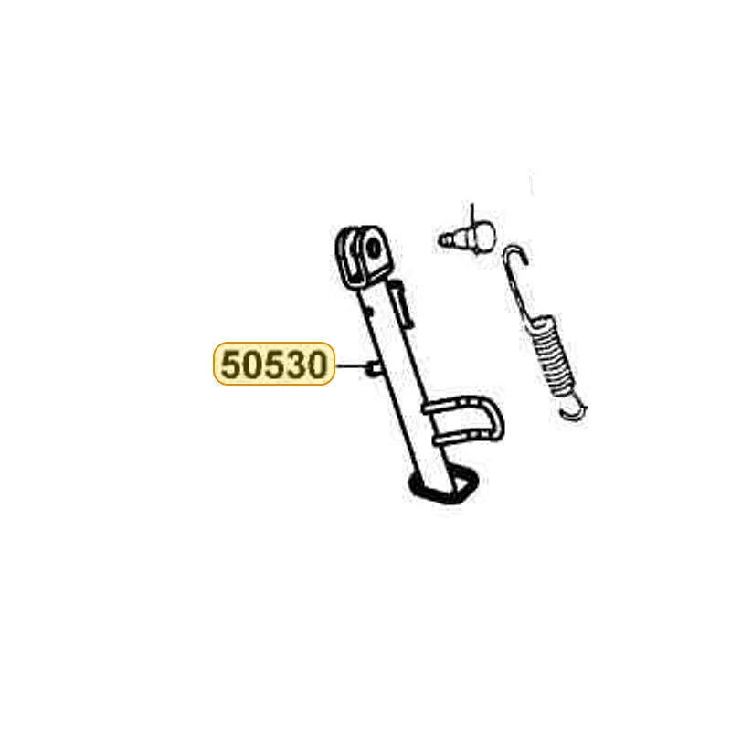 KYMCO Side Stand Complete 50530-LEA2-900, part location on the factory exploded-view diagram