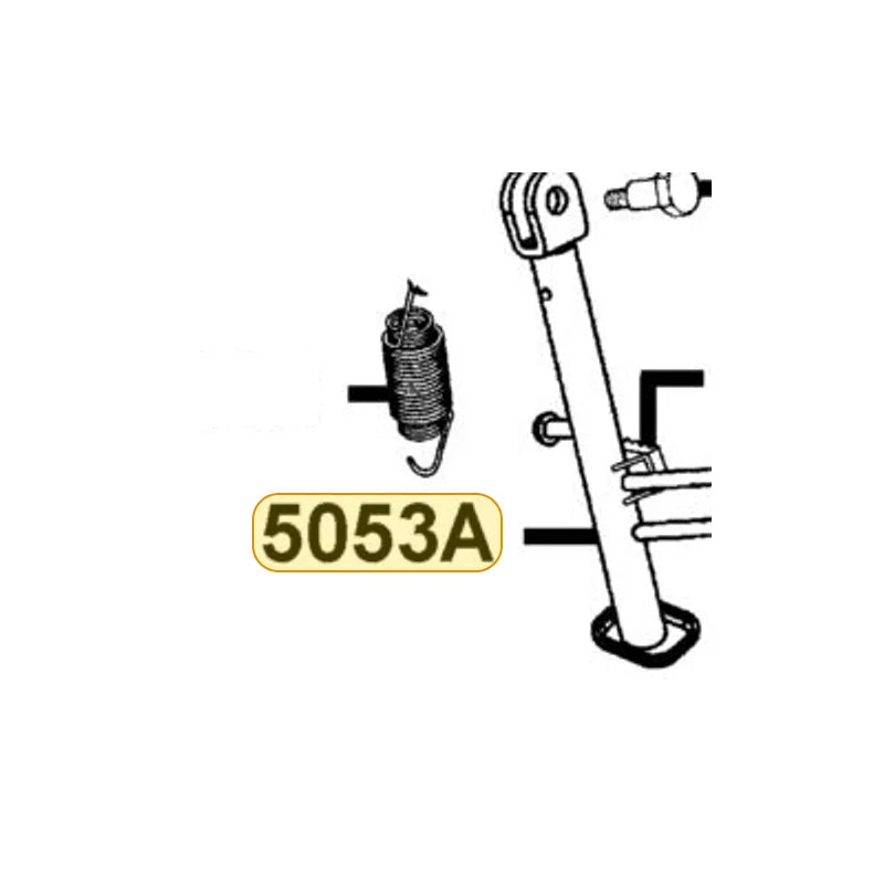 KYMCO Side Stand Assembly 5053A-LDF7-M60, part location on the factory exploded-view diagram