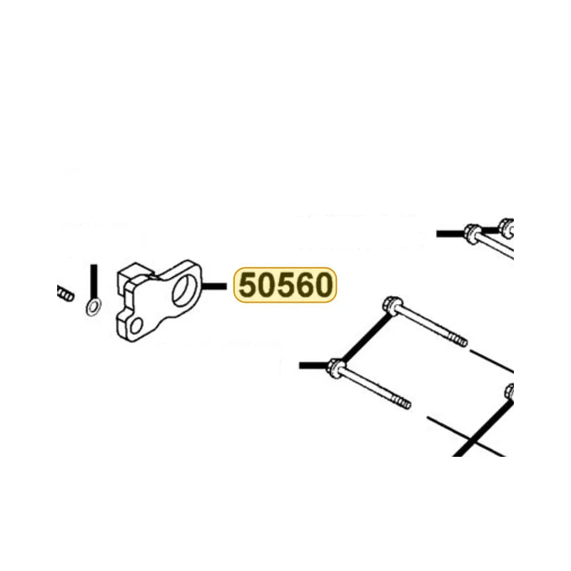 KYMCO Right Main Stand Stopper 50560-LEA2-900, part location on the factory exploded-view diagram