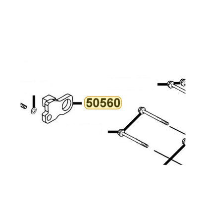 KYMCO Right Main Stand Stopper 50560-LEA2-900, part location on the factory exploded-view diagram