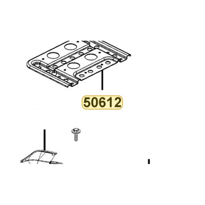 KYMCO Rnfct Right Floor 50612-PWA3-900, part location on the factory exploded-view diagram