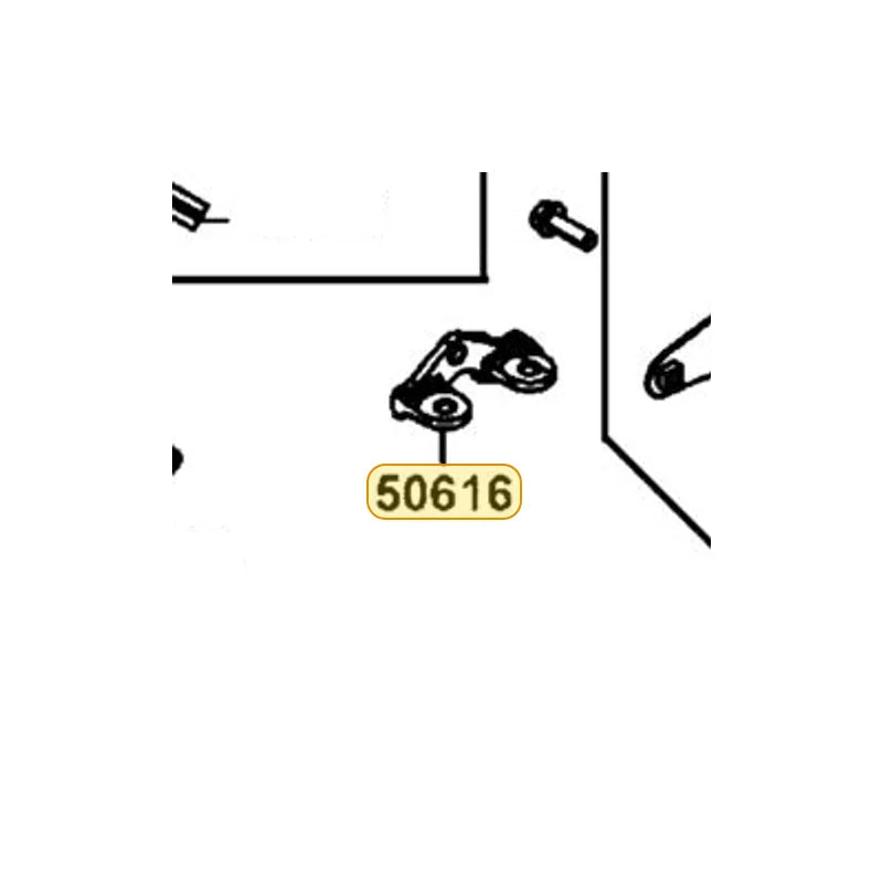 KYMCO Center Bracket Left Floor Panel 50616-LGC6-E00, part location on the factory exploded-view diagram