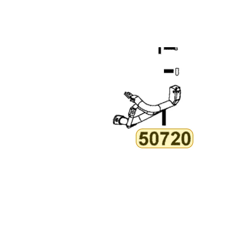 KYMCO Frame Body Part 50720-LCD2-E00, part location on the factory exploded-view diagram