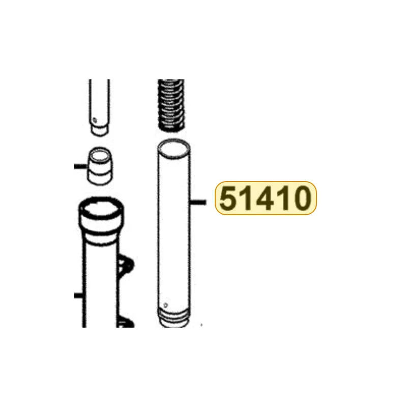 KYMCO Pipe Fork Complete 51410-LEA7-C00, part location on the factory exploded-view diagram