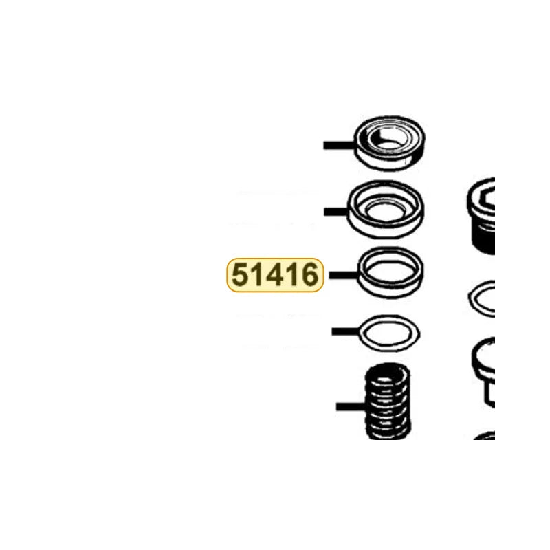 KYMCO Bush Guide 51416-LDH1-E00, part location on the factory exploded-view diagram