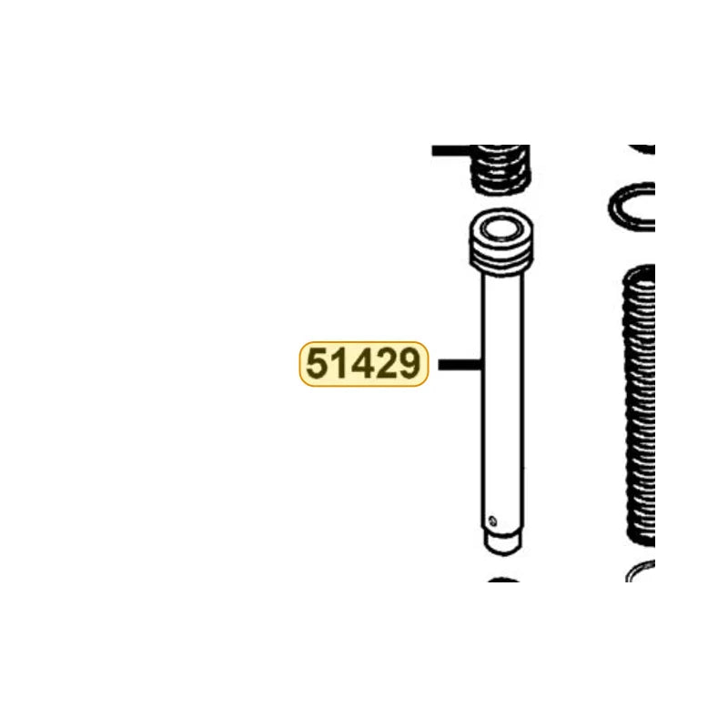 KYMCO Seat Pipe Complete 51429-LGE5-E00, part location on the factory exploded-view diagram