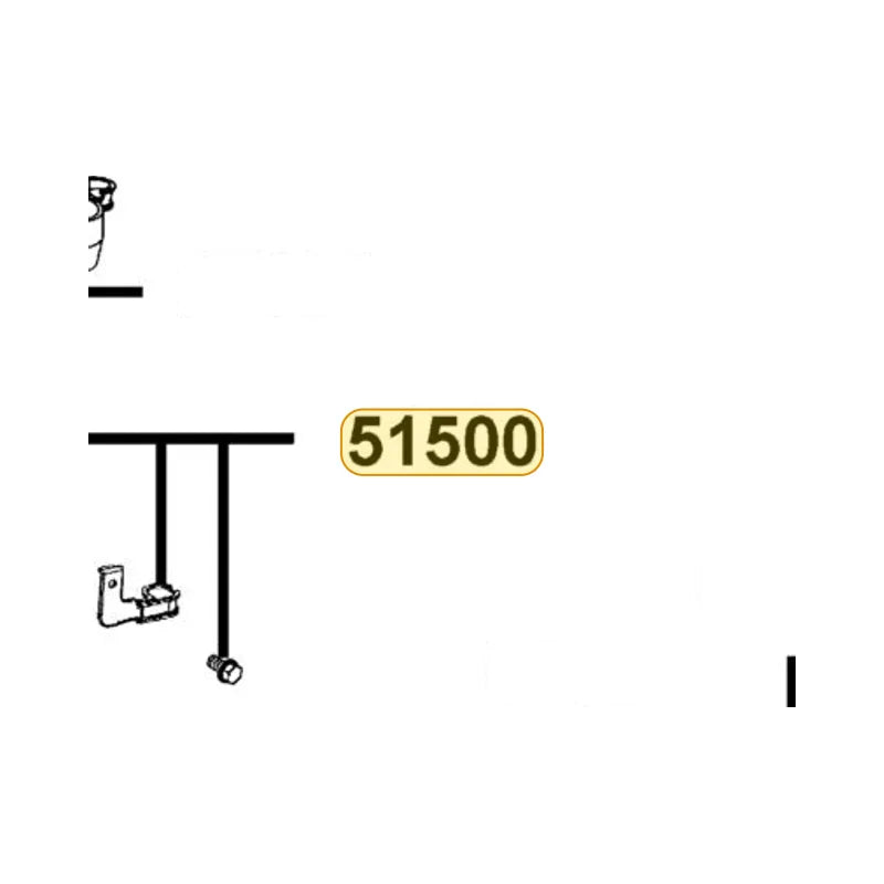 KYMCO Left Front Fork Assembly 51500-LDC8-E10-NGA, part location on the factory exploded-view diagram