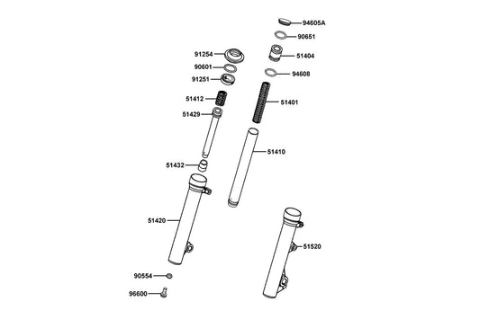 Dust Seal — 91254-GAR1-900 — KYMCO exploded-view diagram