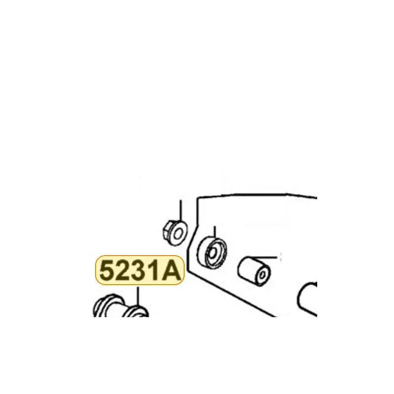 KYMCO Rear Cushion Link Assembly 5231A-LBA7-600, part location on the factory exploded-view diagram