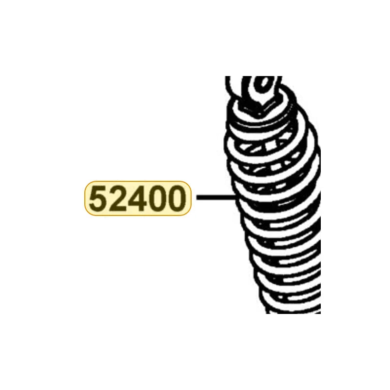 KYMCO Rear Cushion Assembly 52400-LGR5-E10-HUS, part location on the factory exploded-view diagram