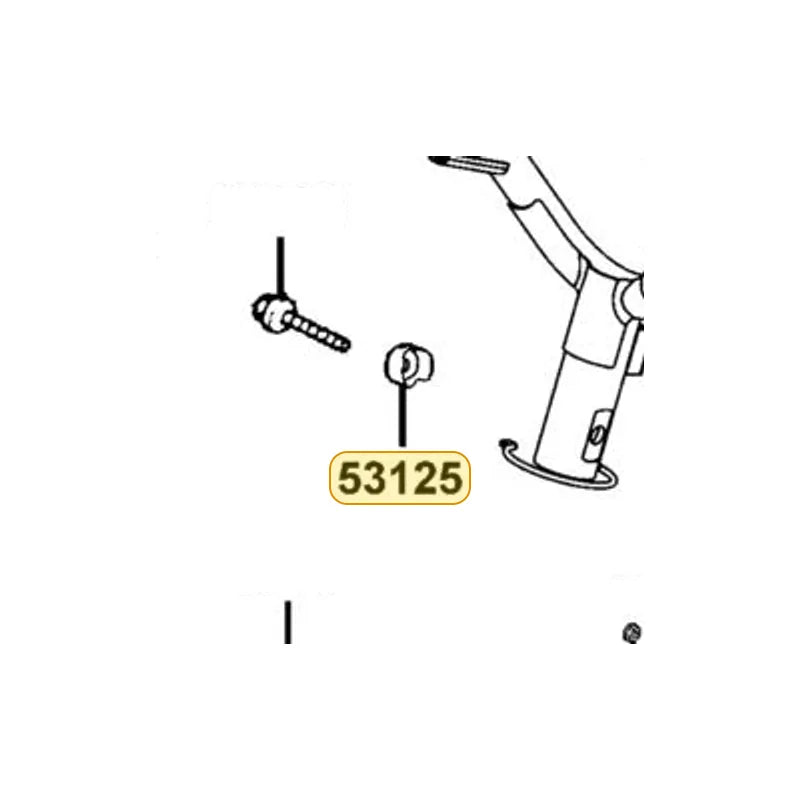 KYMCO Handle Collar Set 53125-GN5-9010, part location on the factory exploded-view diagram