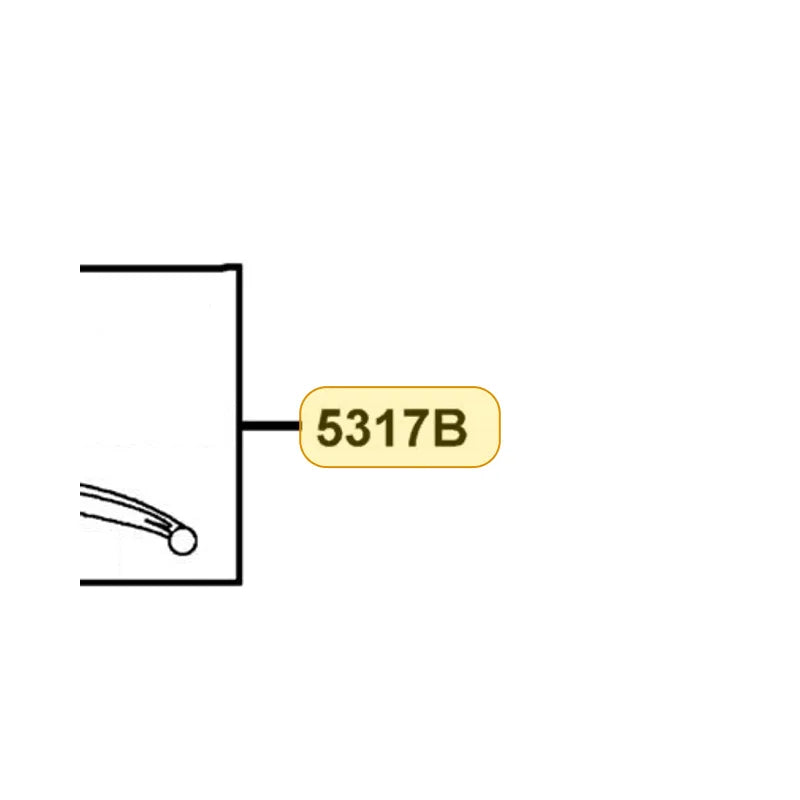 KYMCO Handlebar Left Bracket Assembly 5317B-KFA6-C00, part location on the factory exploded-view diagram
