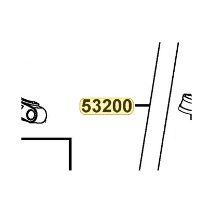 KYMCO Stem Complete Steering 53200-PVA4-M00, part location on the factory exploded-view diagram