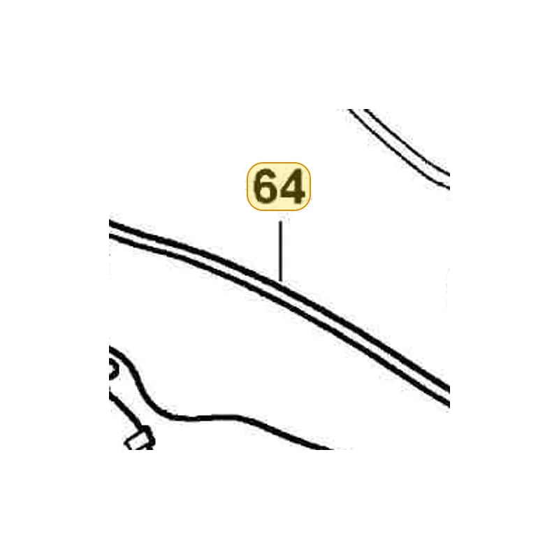 KYMCO Handle Cover 53205-KHC5-M00-BHP, part location on the factory exploded-view diagram