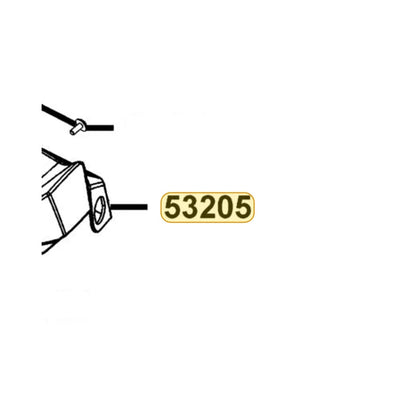 KYMCO Handle Cover 53205-LKK7-6V0-X6P, part location on the factory exploded-view diagram