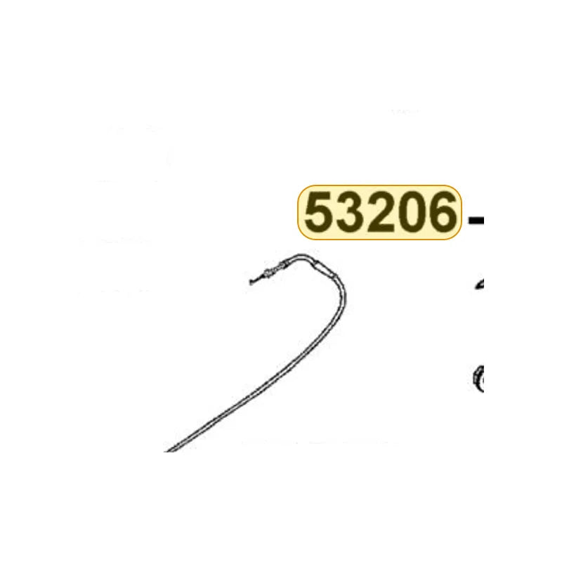 KYMCO Handle Rear Cover (Plain Gray) 53206-ACC1-E10-93P, part location on the factory exploded-view diagram