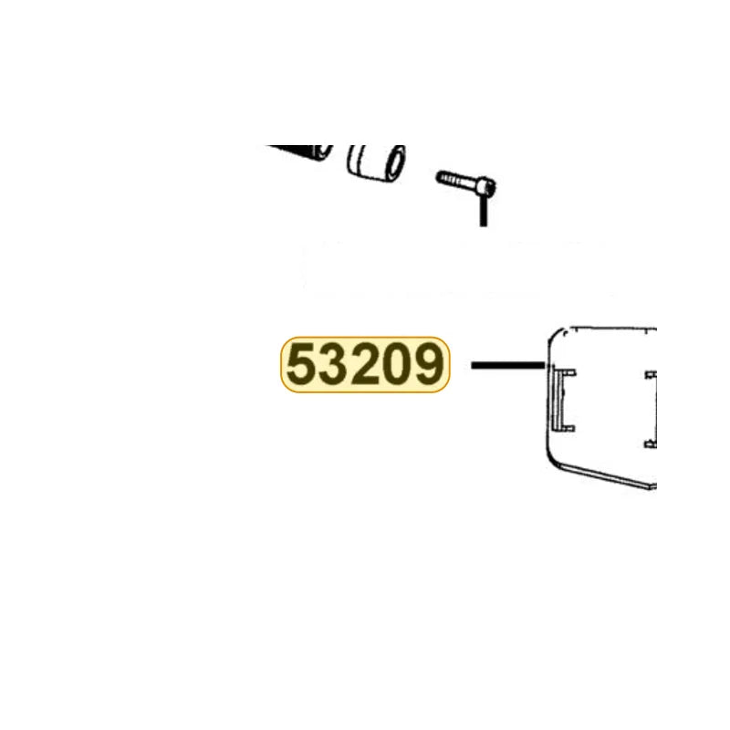 KYMCO Cover 53209-ACC1-E10-17P, part location on the factory exploded-view diagram