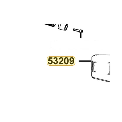KYMCO Cover 53209-ACC1-E10-17P, part location on the factory exploded-view diagram