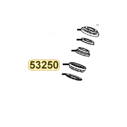KYMCO Bot Steering Bearing 53250-LEA7-C00, part location on the factory exploded-view diagram