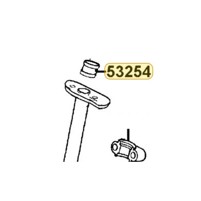 KYMCO Stem Sleeve 53254-LBA7-900, part location on the factory exploded-view diagram