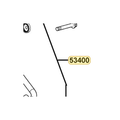 KYMCO Right Up Swing Arm Assembly 53400-LEC1-700-J3S, part location on the factory exploded-view diagram