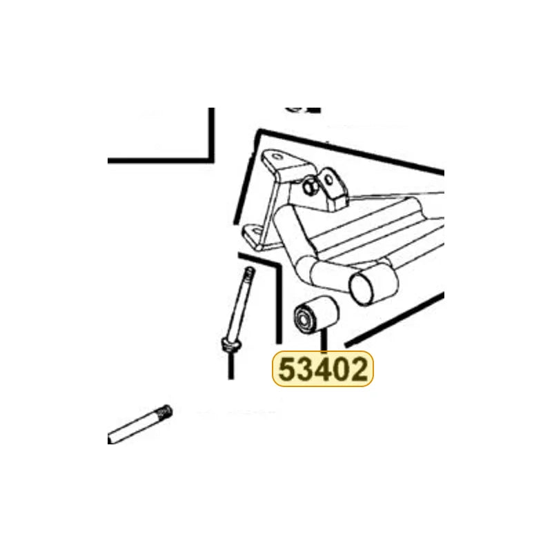 KYMCO Swing Arm Bush 53402-LLB1-900, part location on the factory exploded-view diagram
