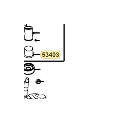 KYMCO Swing Arm Bottom Bush 53403-LBD4-900, part location on the factory exploded-view diagram
