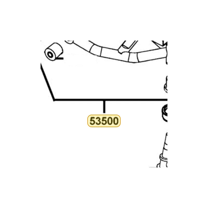 KYMCO Left Swing Arm Assembly 53500-PVA2-900-N1S, part location on the factory exploded-view diagram