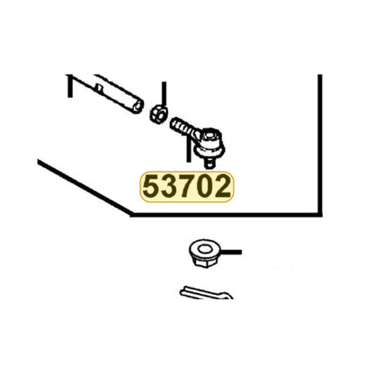 KYMCO Right Ball Joint 53702-LEG1-800, part location on the factory exploded-view diagram