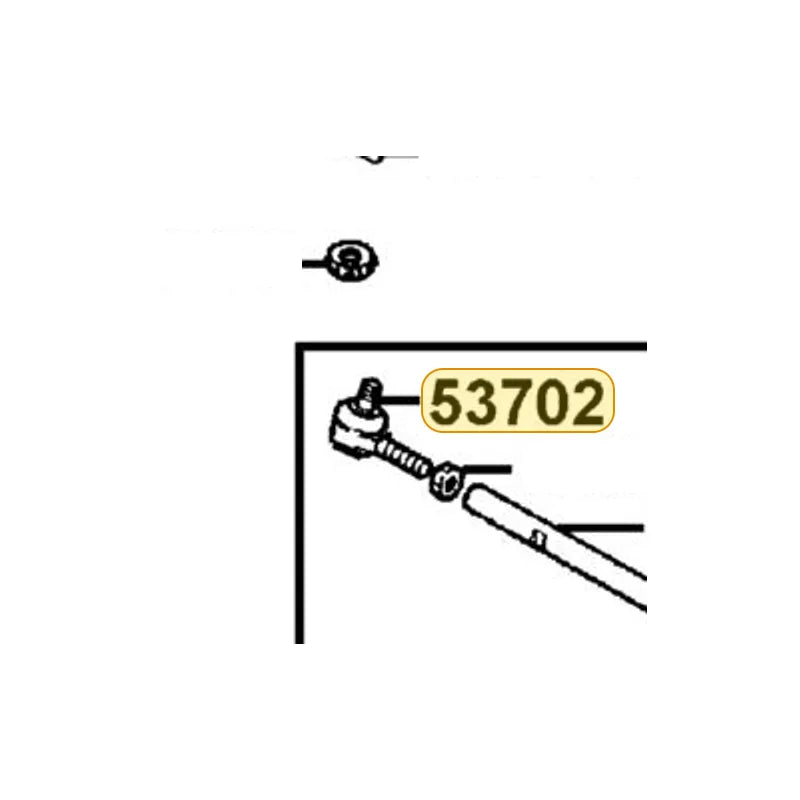 KYMCO Right Ball Joint 53702-LLB1-900, part location on the factory exploded-view diagram