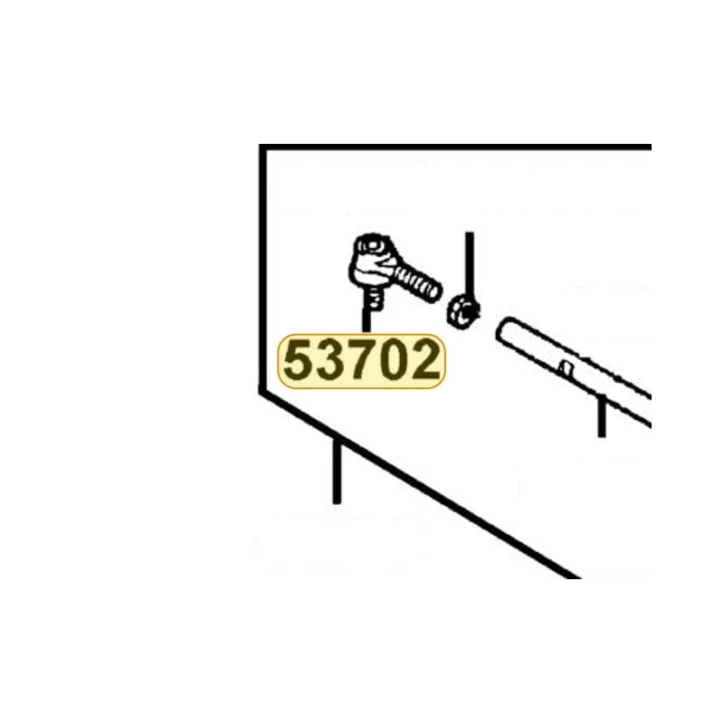 KYMCO Right Ball Joint 53702-PVA2-900, part location on the factory exploded-view diagram