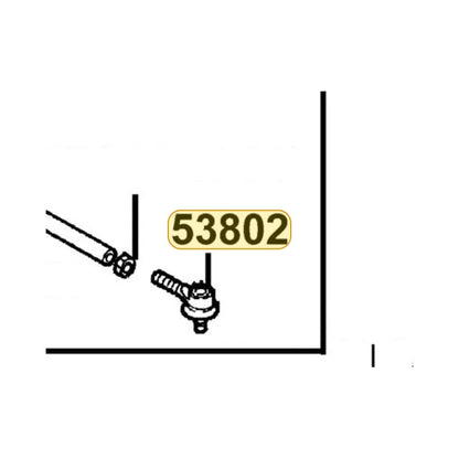 KYMCO Left Ball Joint 53802-LEG1-800, part location on the factory exploded-view diagram