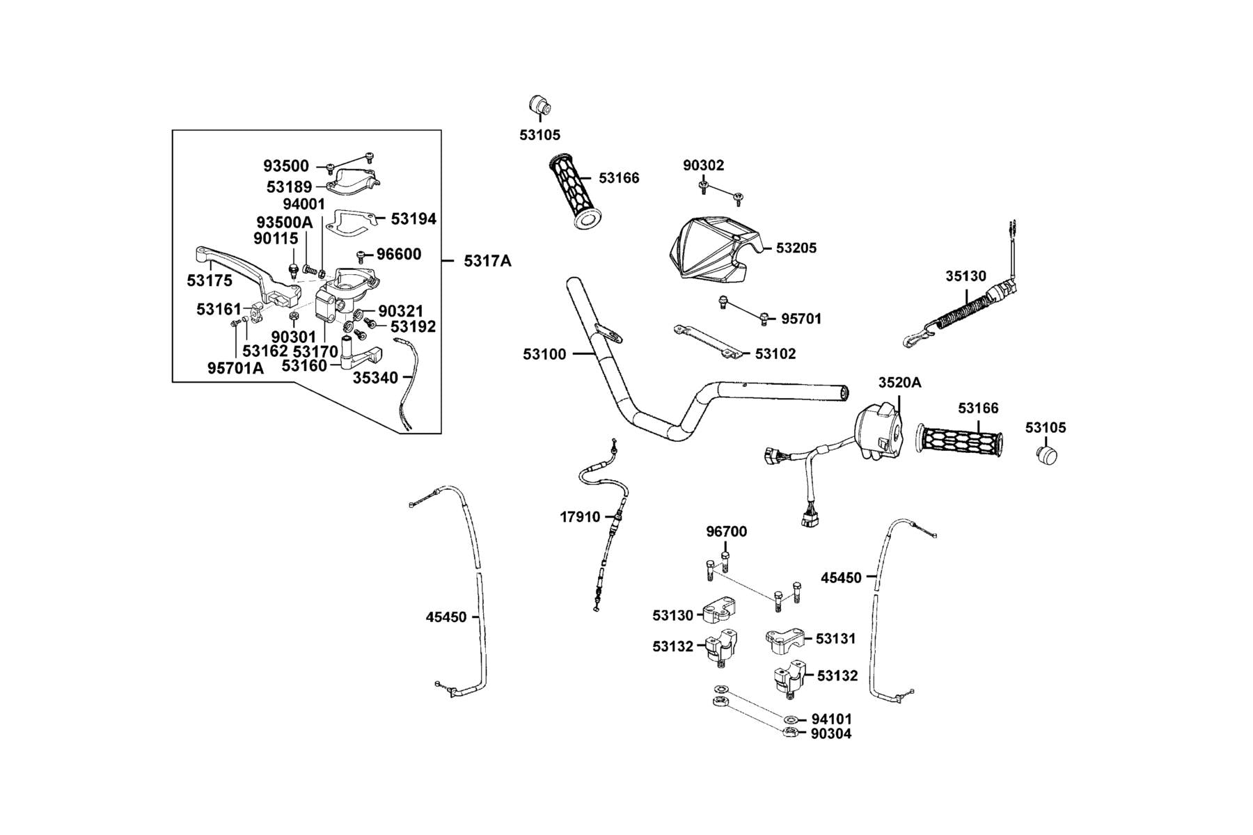 Nut U 10MM — 90304-GHE8-004-SY — KYMCO exploded-view diagram