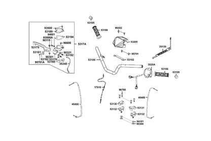Nut U 10MM — 90304-GHE8-004-SY — KYMCO exploded-view diagram