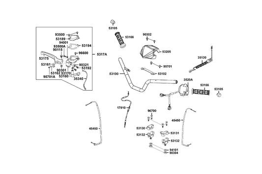 Nut U 10MM — 90304-GHE8-004-SY — KYMCO exploded-view diagram