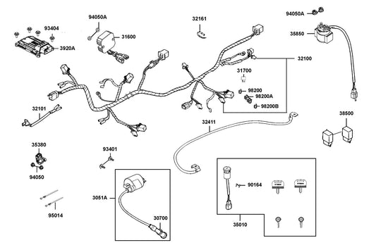 Sensor Angle Detect (D106) — 35380-ABE1-E00 — KYMCO exploded-view diagram